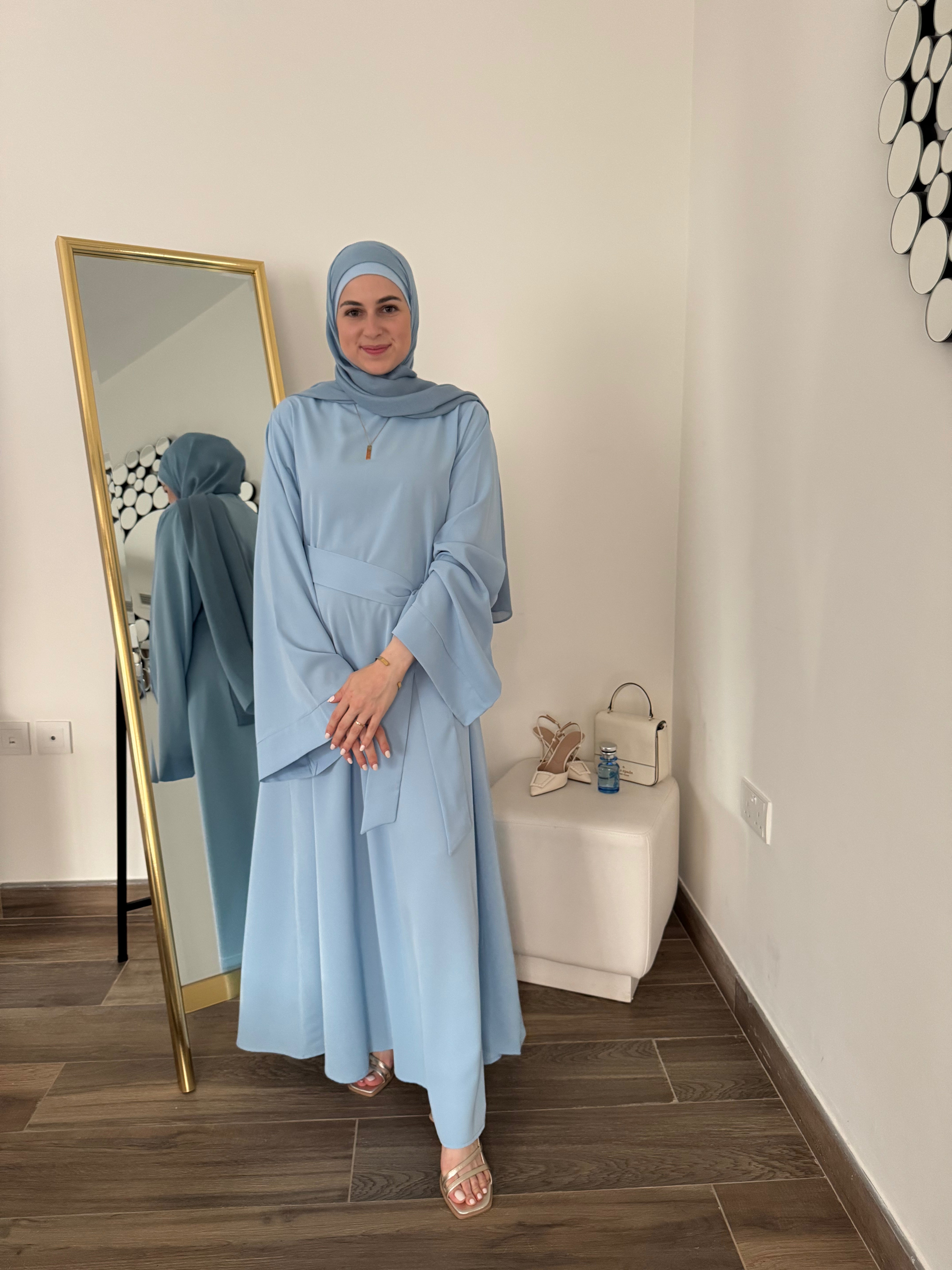 Khatijah Abaya - Sky Blue