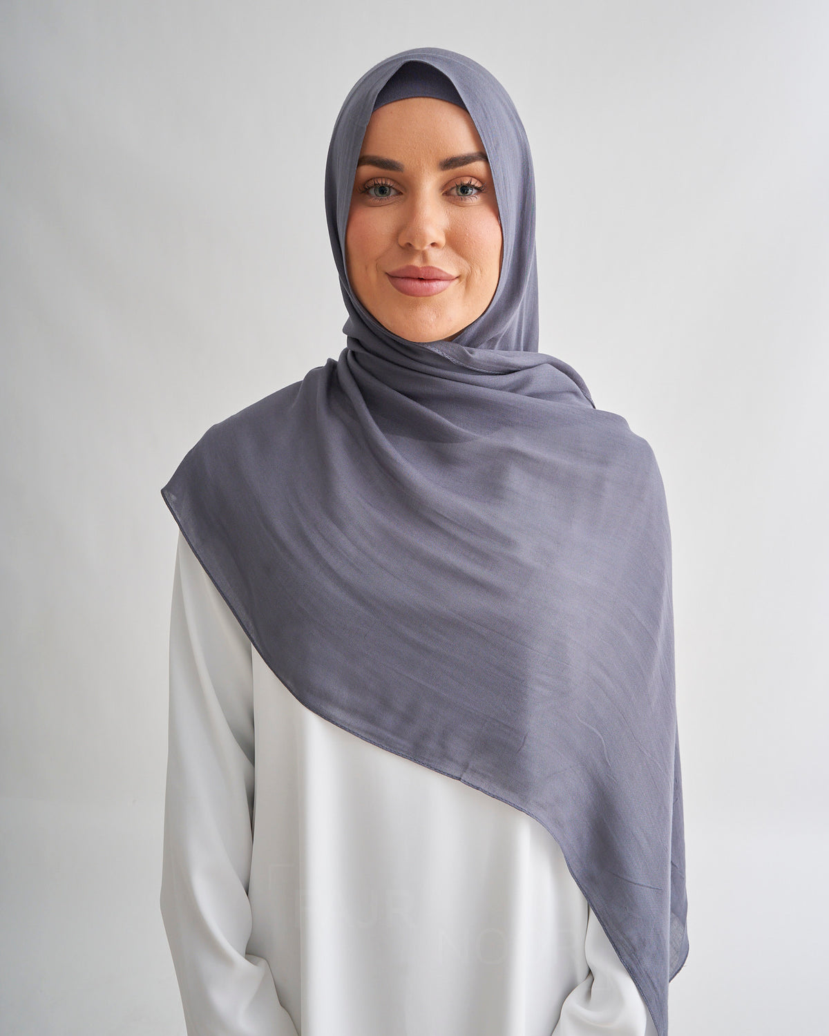 Premium Modal Hijab - Majestic Grey