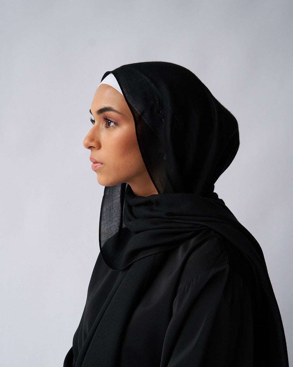 Modal Hijab - Black - Scarves - Fajr Noor
