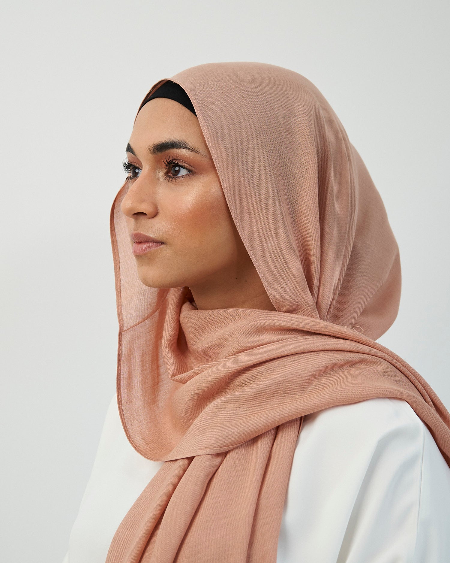 Premium Modal Hijab - Taupe Scarves Fajr Noor