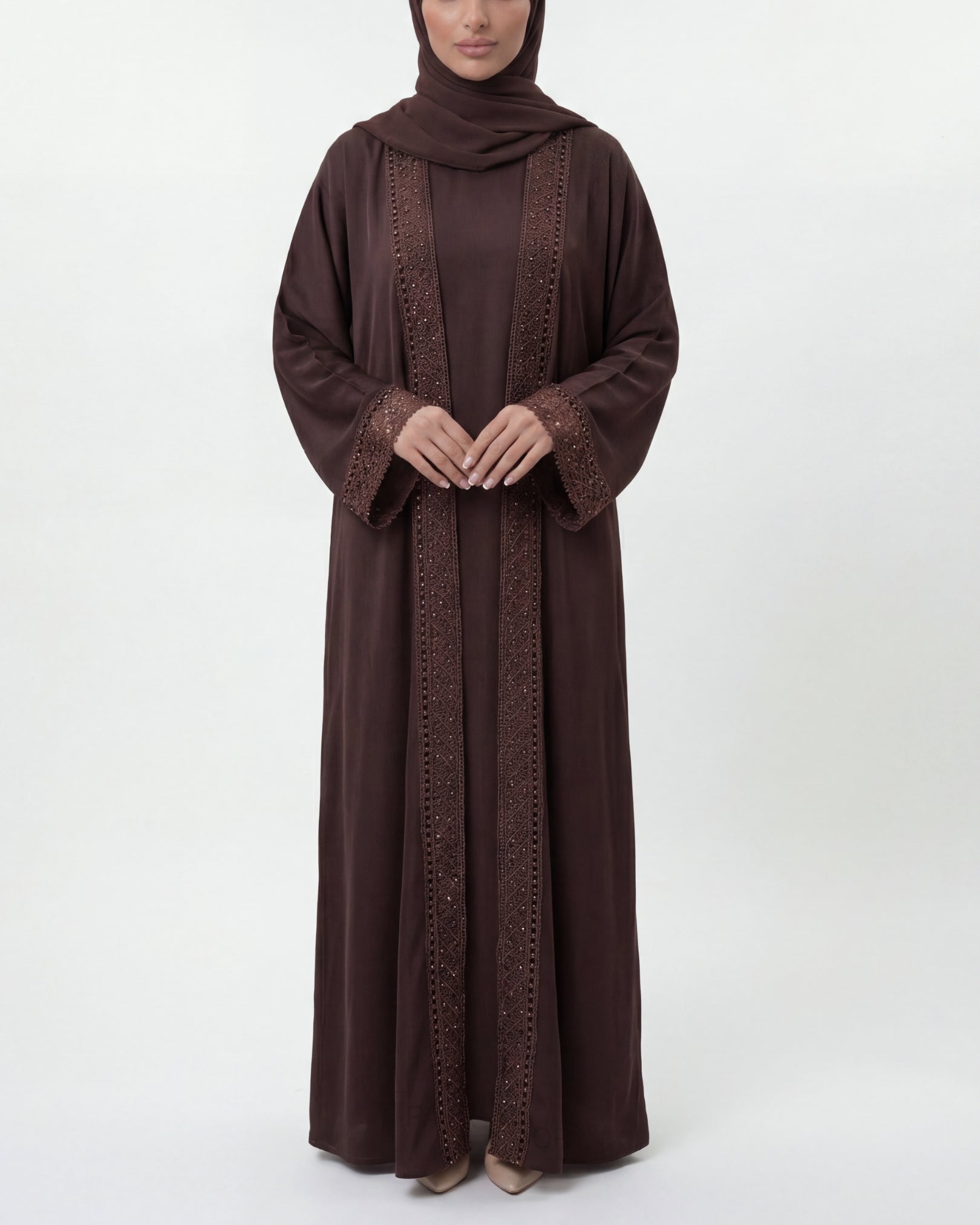 Nourah Everyday Abaya - Coffee