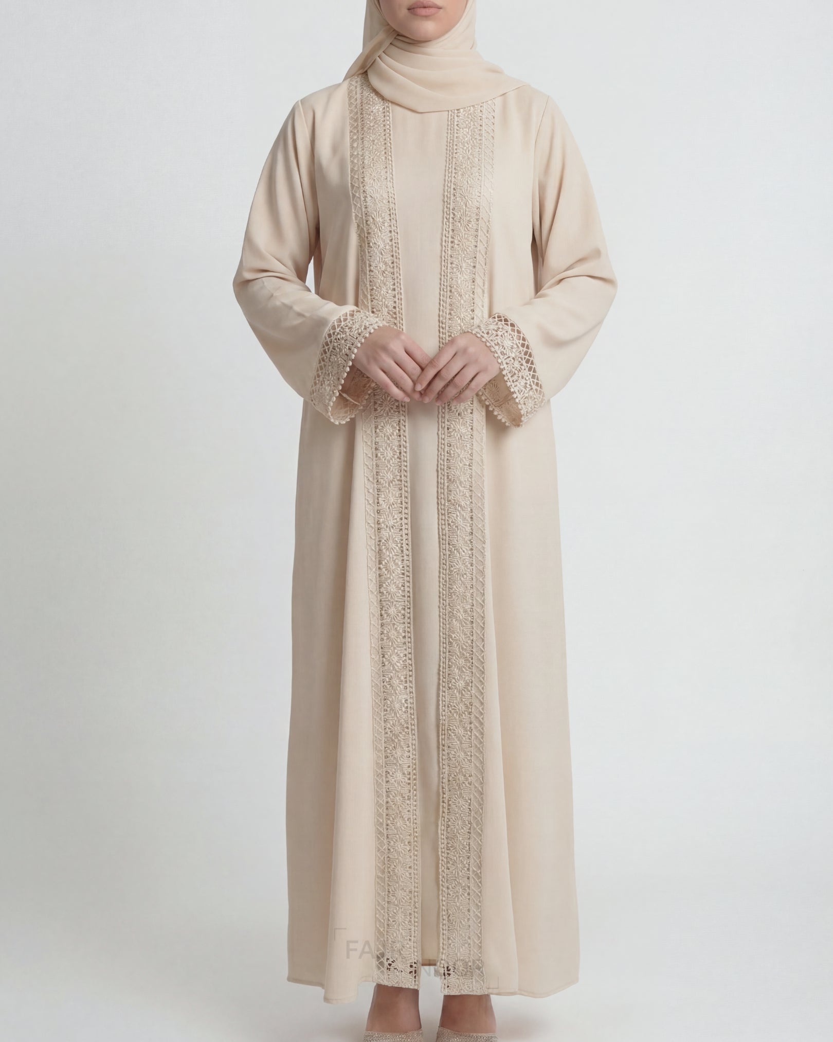 Nourah Everyday Abaya - Beige