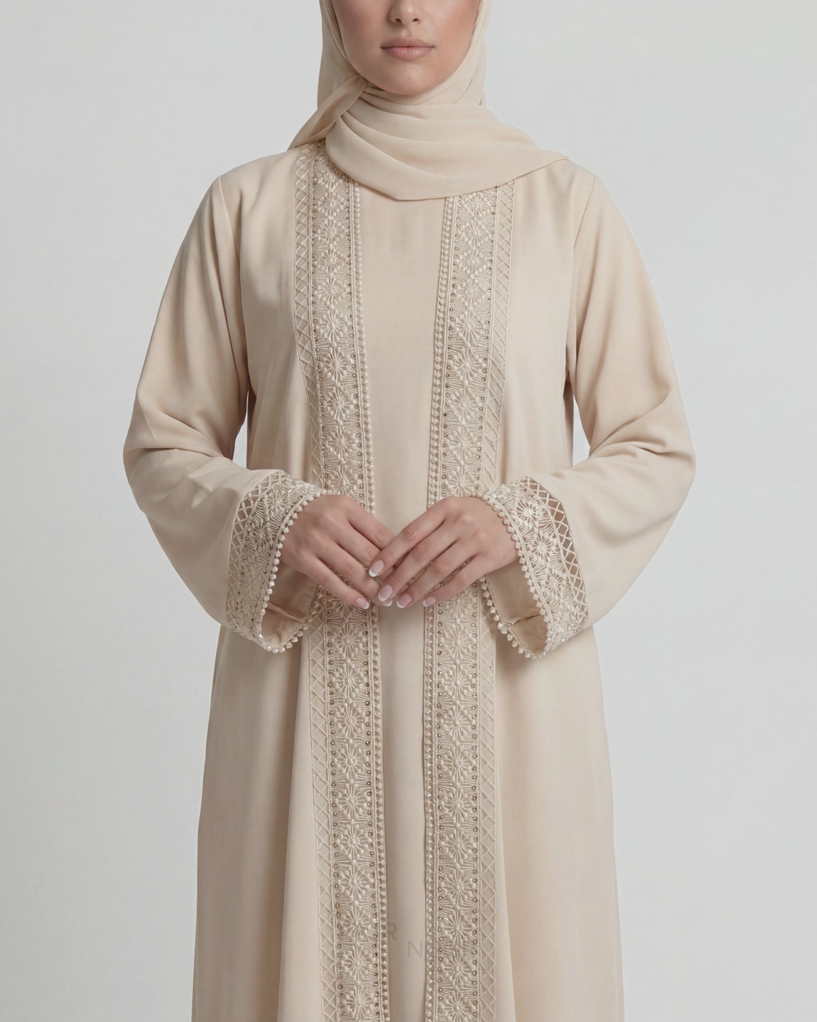 Nourah Everyday Abaya - Beige