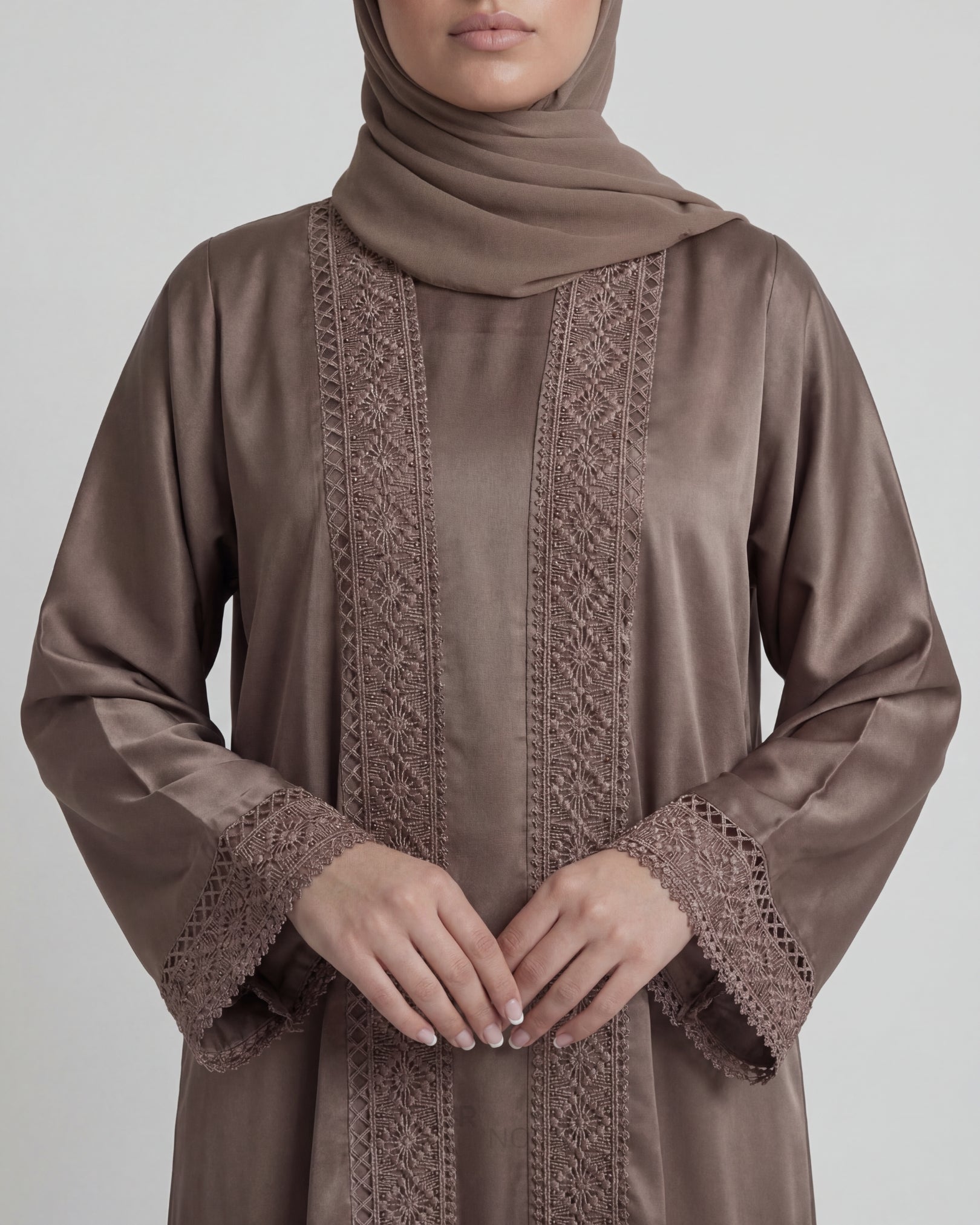 Nourah Everyday Abaya - Mocha