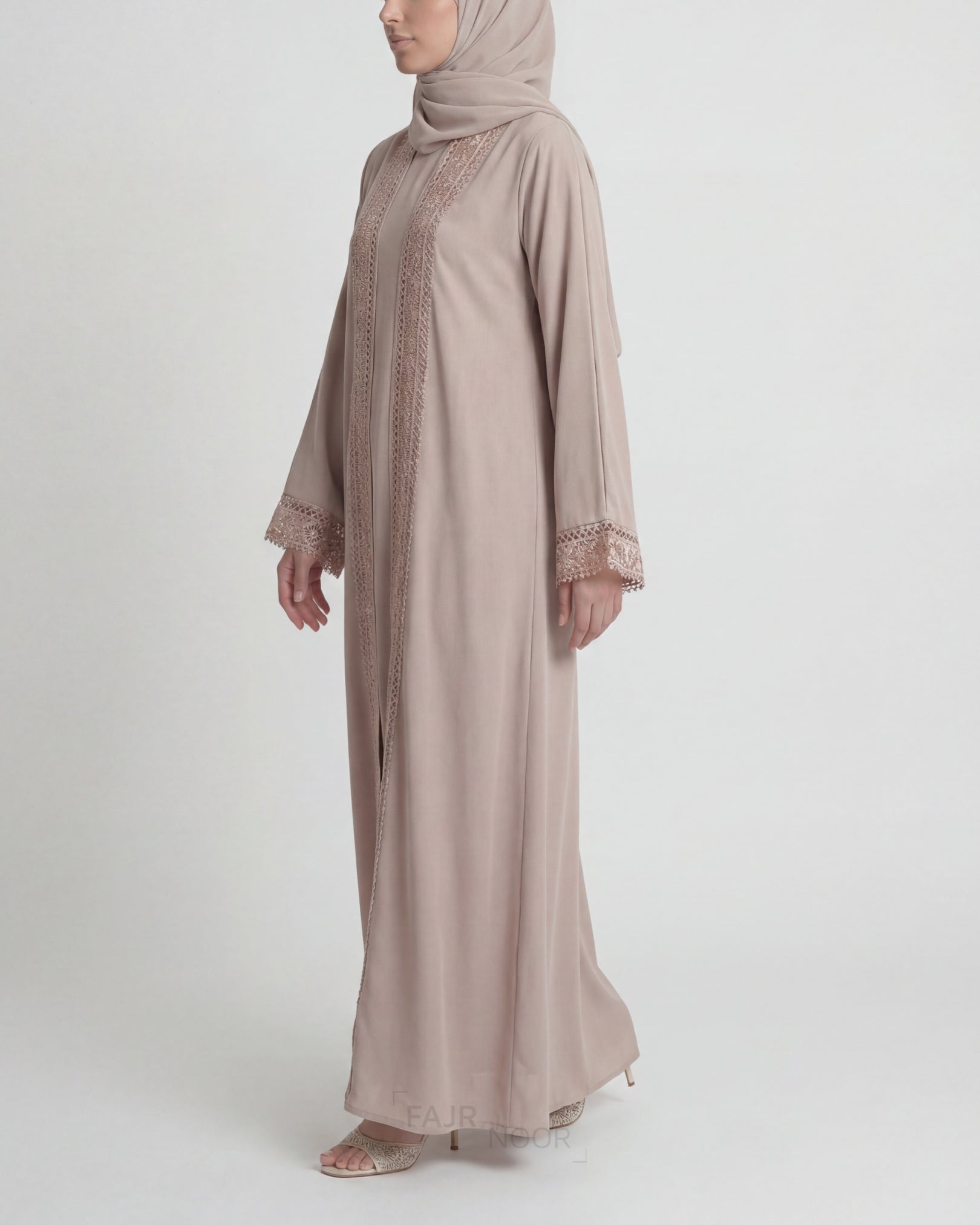 Nourah Everyday Abaya - Nude