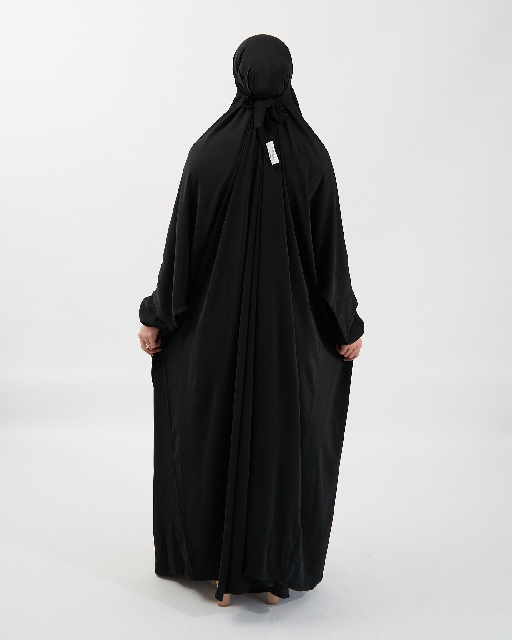Full Length Prayer Jilbab - Black Jilbab Fajr Noor