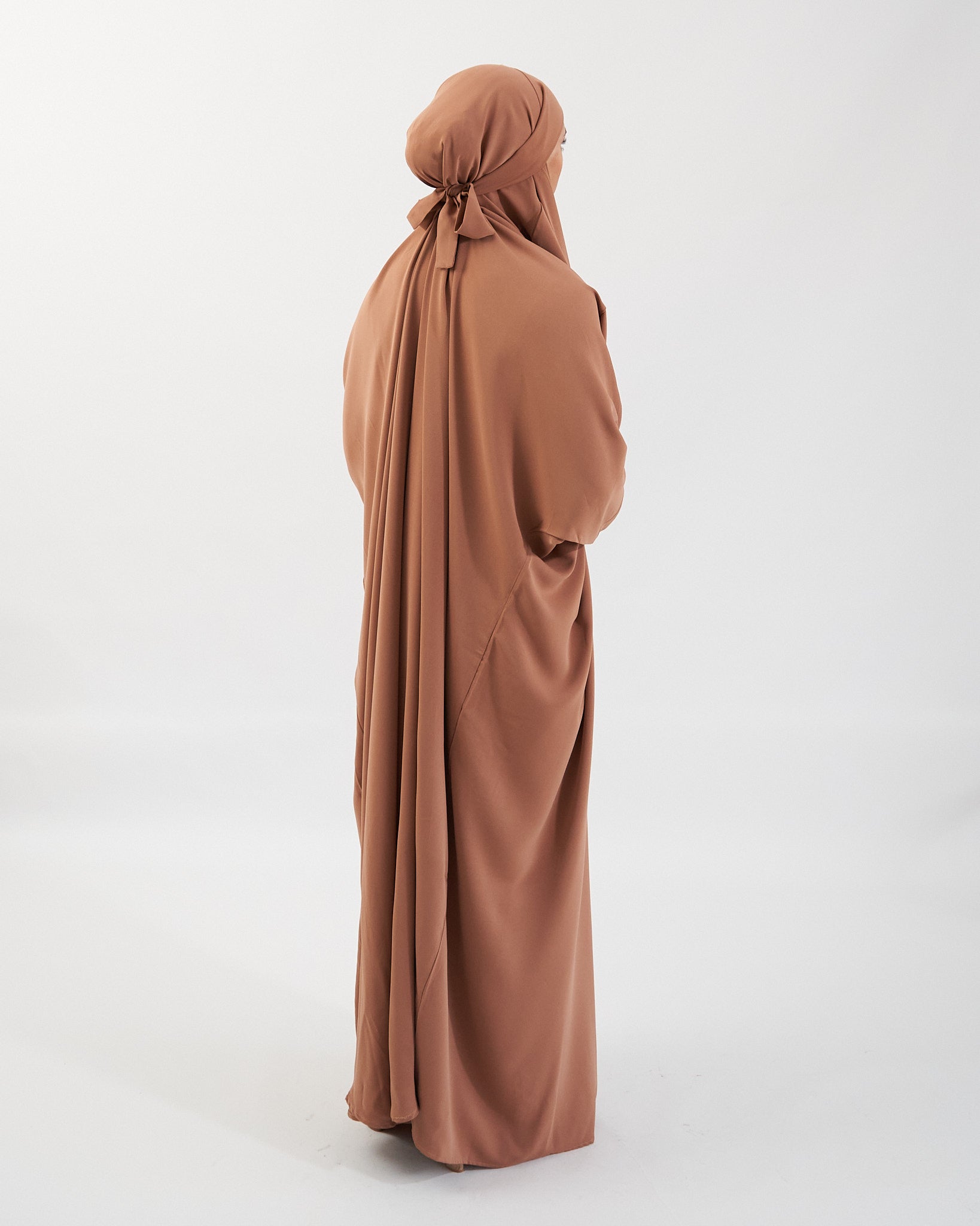 Full Length Prayer Jilbab - Brown Jilbab Fajr Noor