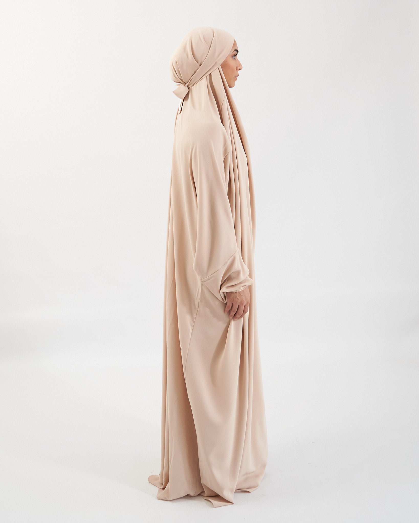 Full Length Prayer Jilbab - Cream Jilbab Fajr Noor