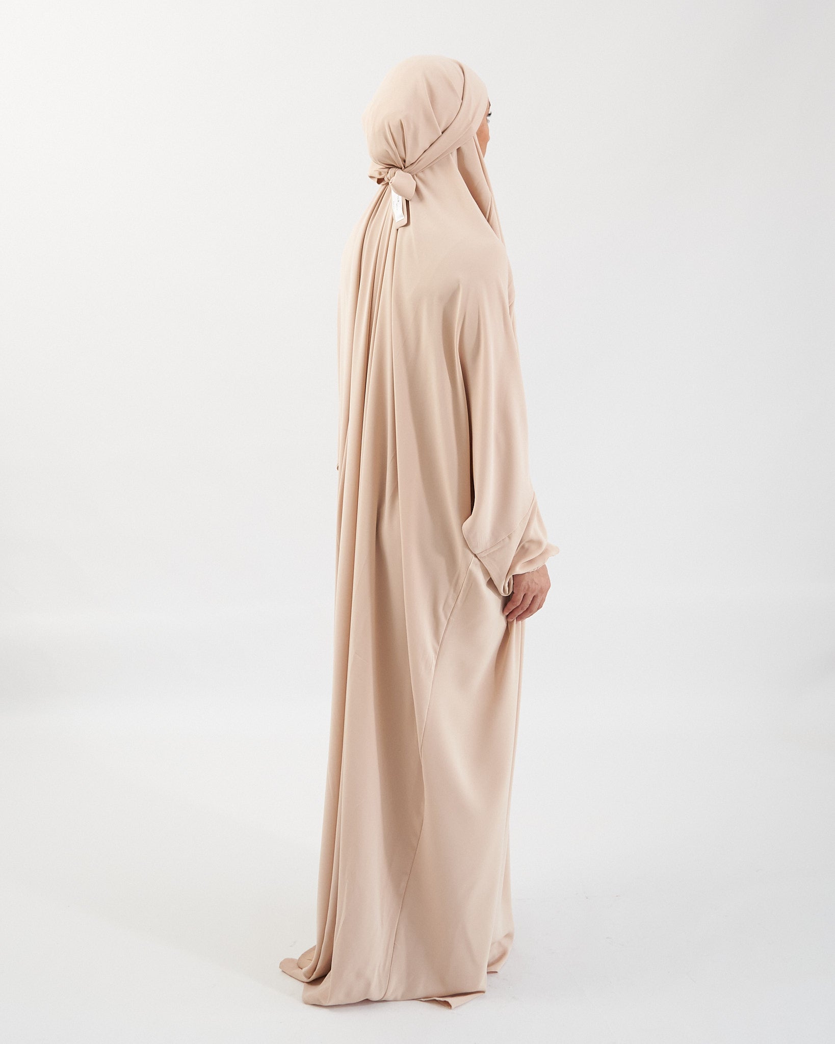 Full Length Prayer Jilbab - Cream Jilbab Fajr Noor