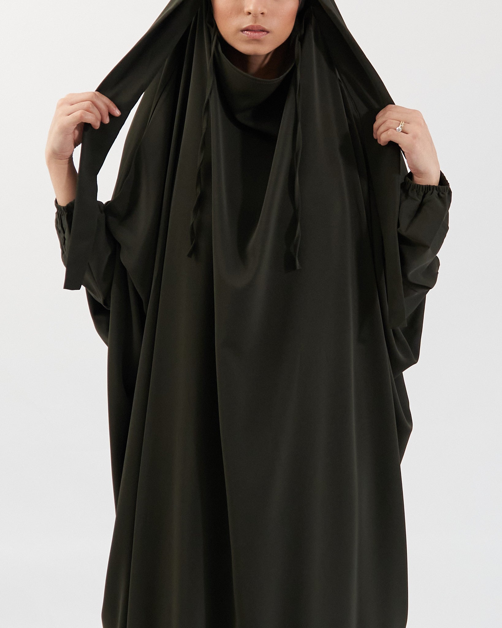 Full Length Prayer Jilbab - Khaki Jilbab Fajr Noor