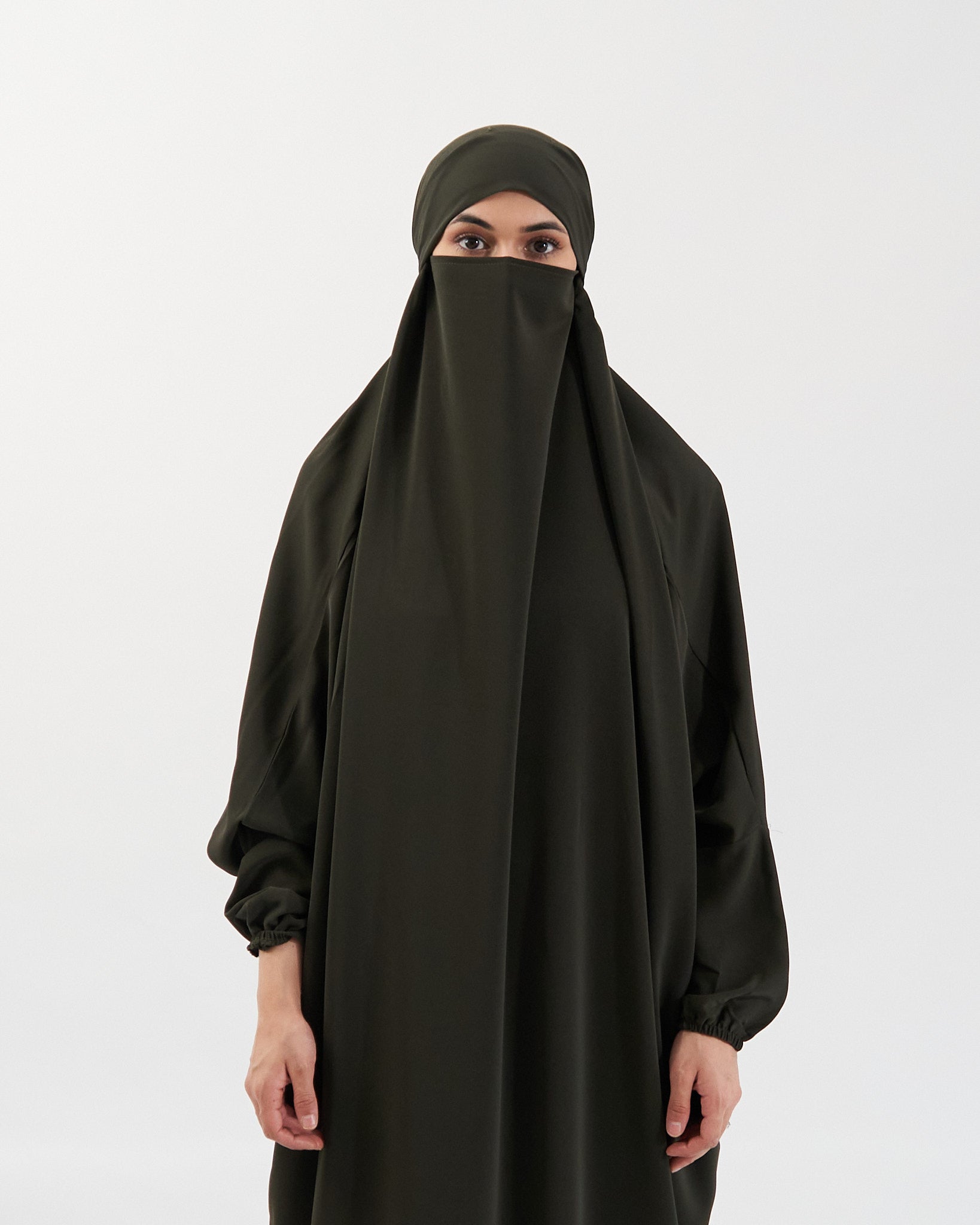 Full Length Prayer Jilbab - Khaki Jilbab Fajr Noor