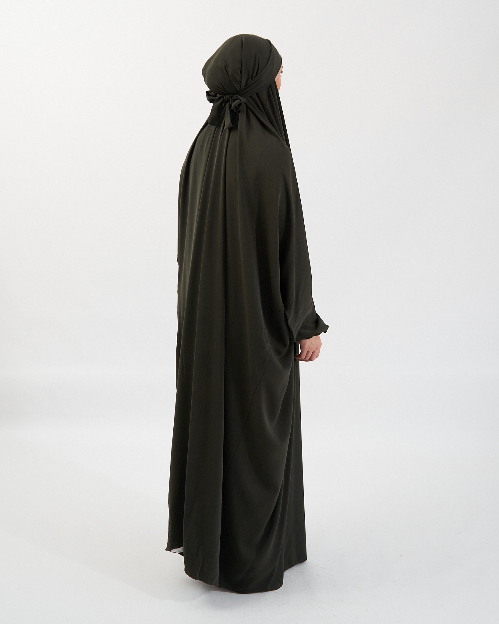 Full Length Prayer Jilbab - Khaki Jilbab Fajr Noor