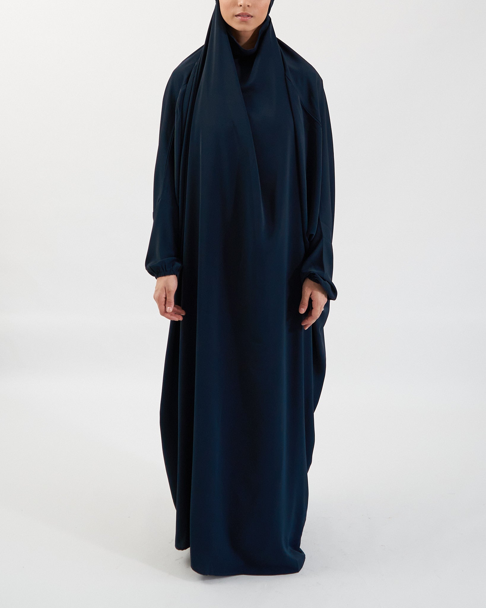 Full Length Prayer Jilbab - Navy Jilbab Fajr Noor