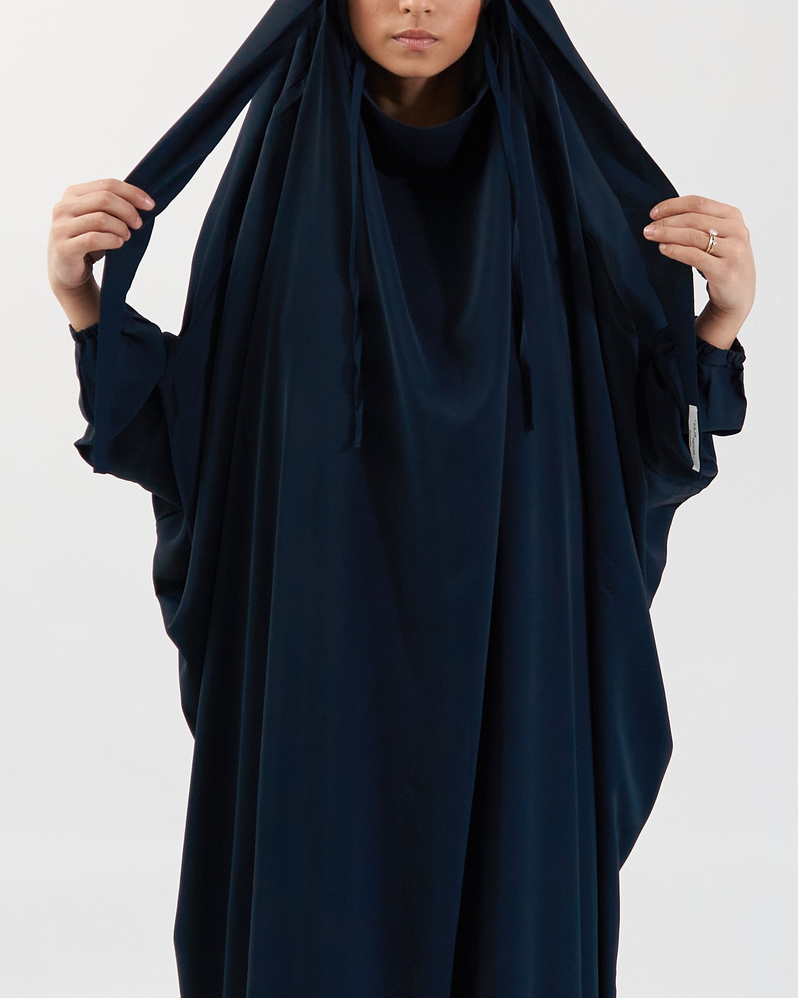 Full Length Prayer Jilbab - Navy Jilbab Fajr Noor