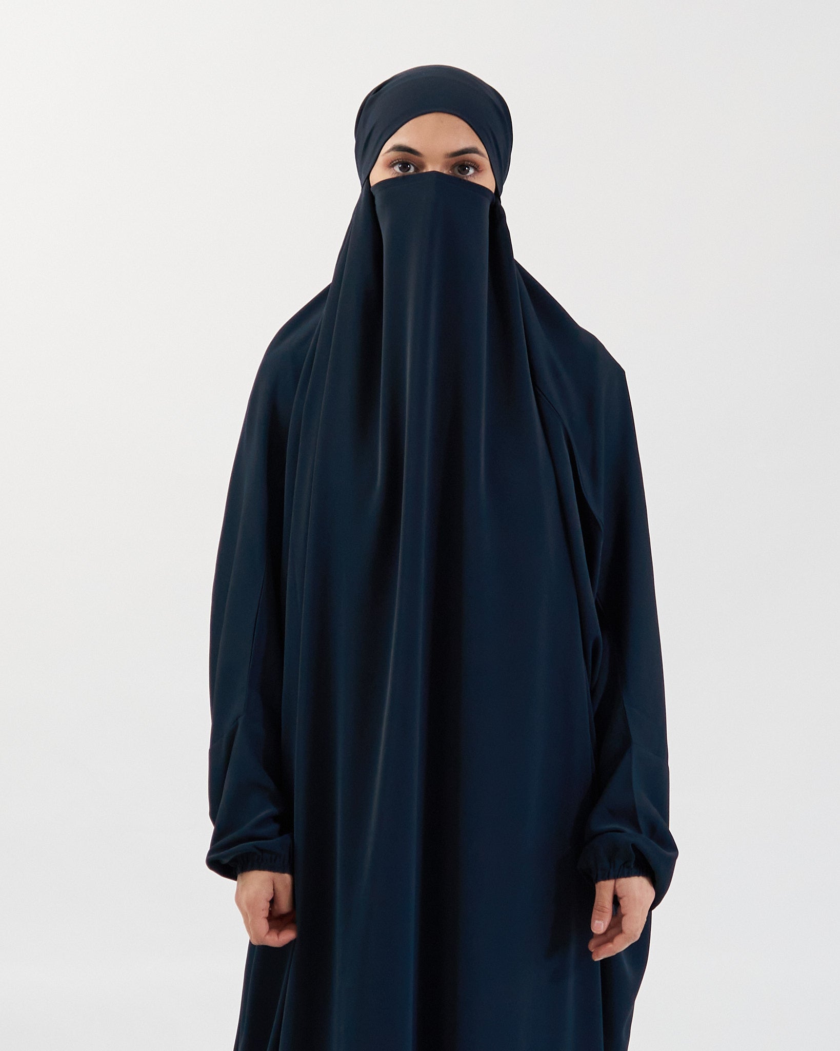 Full Length Prayer Jilbab - Navy Jilbab Fajr Noor