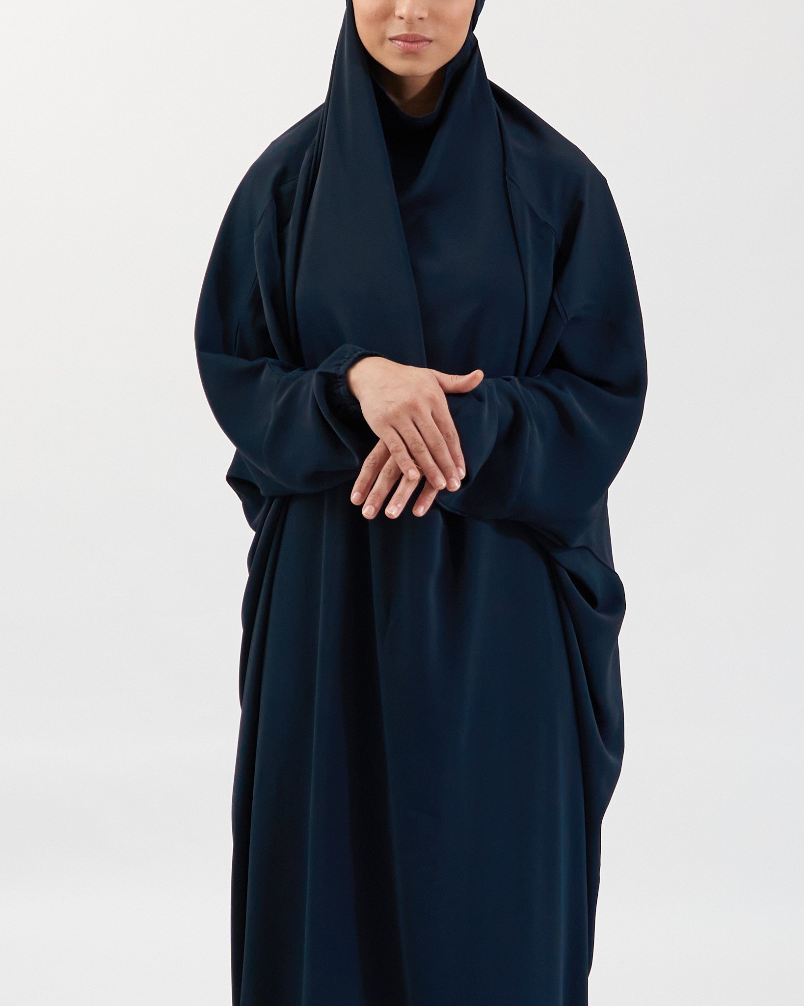Full Length Prayer Jilbab - Navy Jilbab Fajr Noor