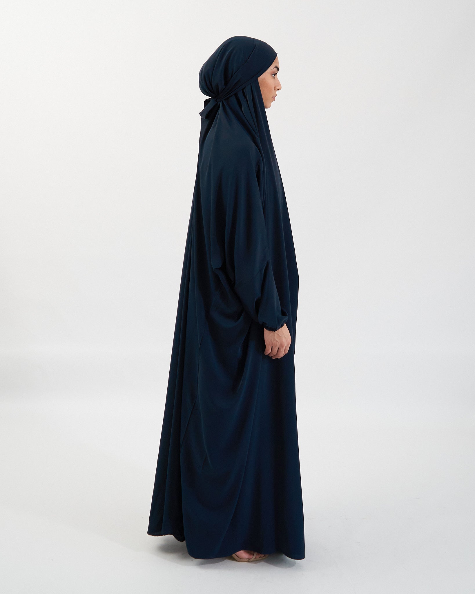 Full Length Prayer Jilbab - Navy Jilbab Fajr Noor