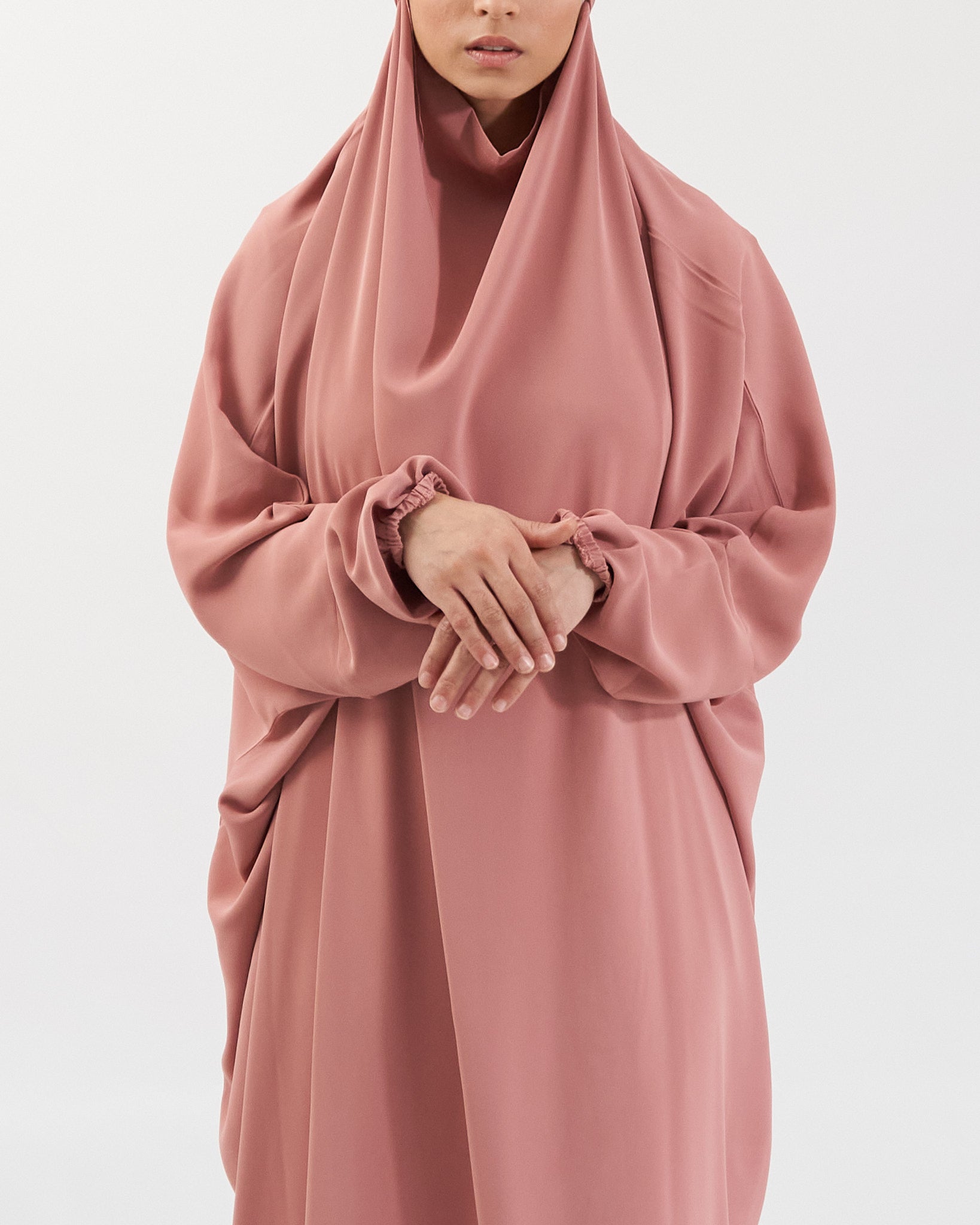 Full Length Prayer Jilbab - Pink Jilbab Fajr Noor