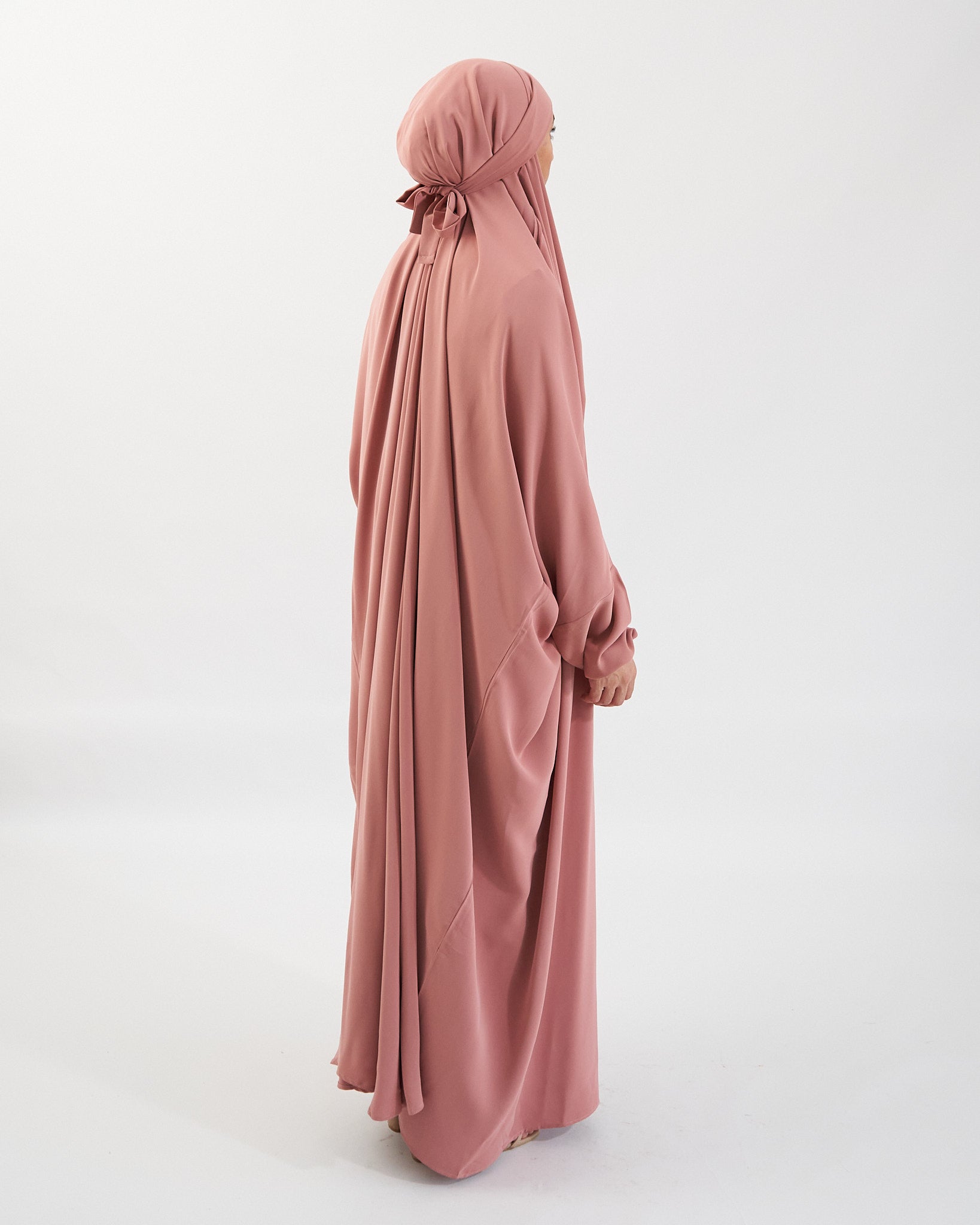 Full Length Prayer Jilbab - Pink Jilbab Fajr Noor