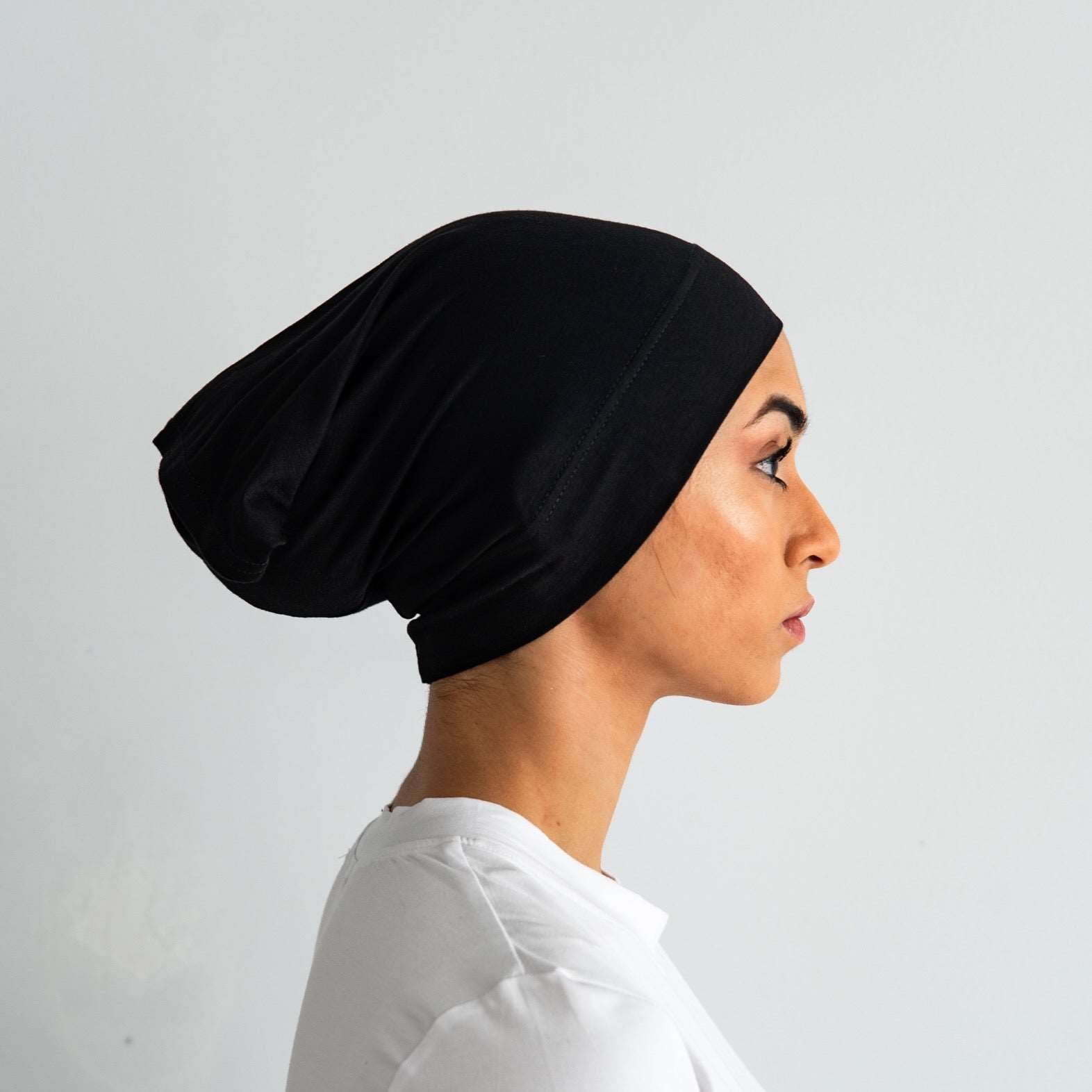 Hijab Cap - Black Hijab Cap Fajr Noor