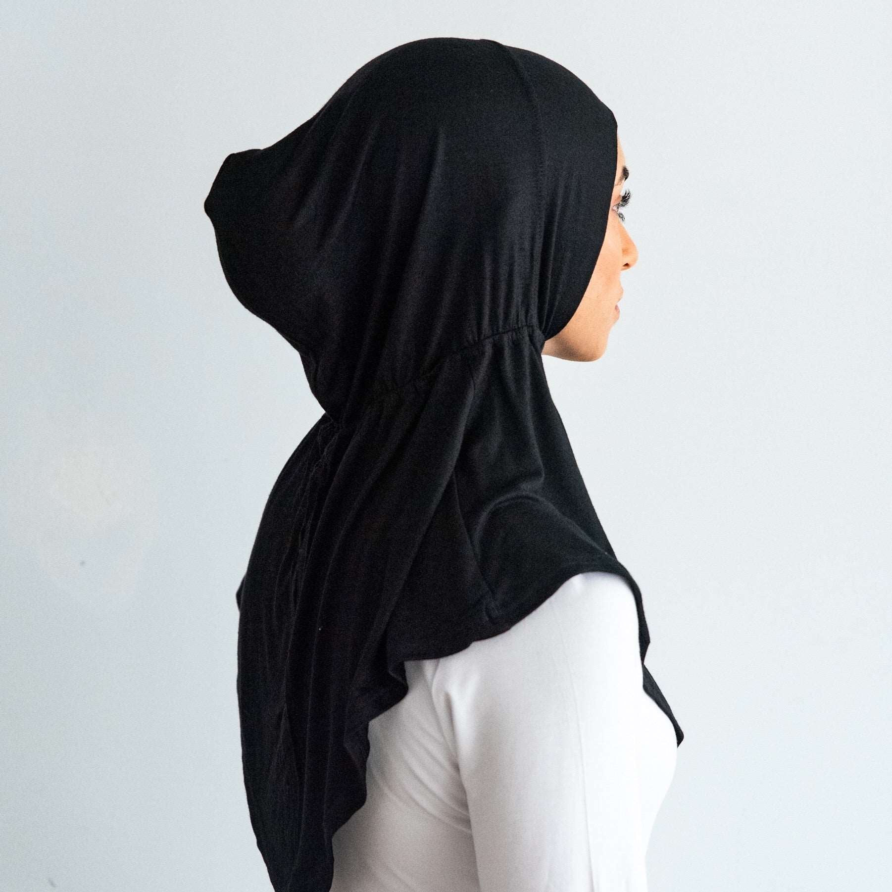Ninja Hijab Cap - Black Hijab Cap Fajr Noor