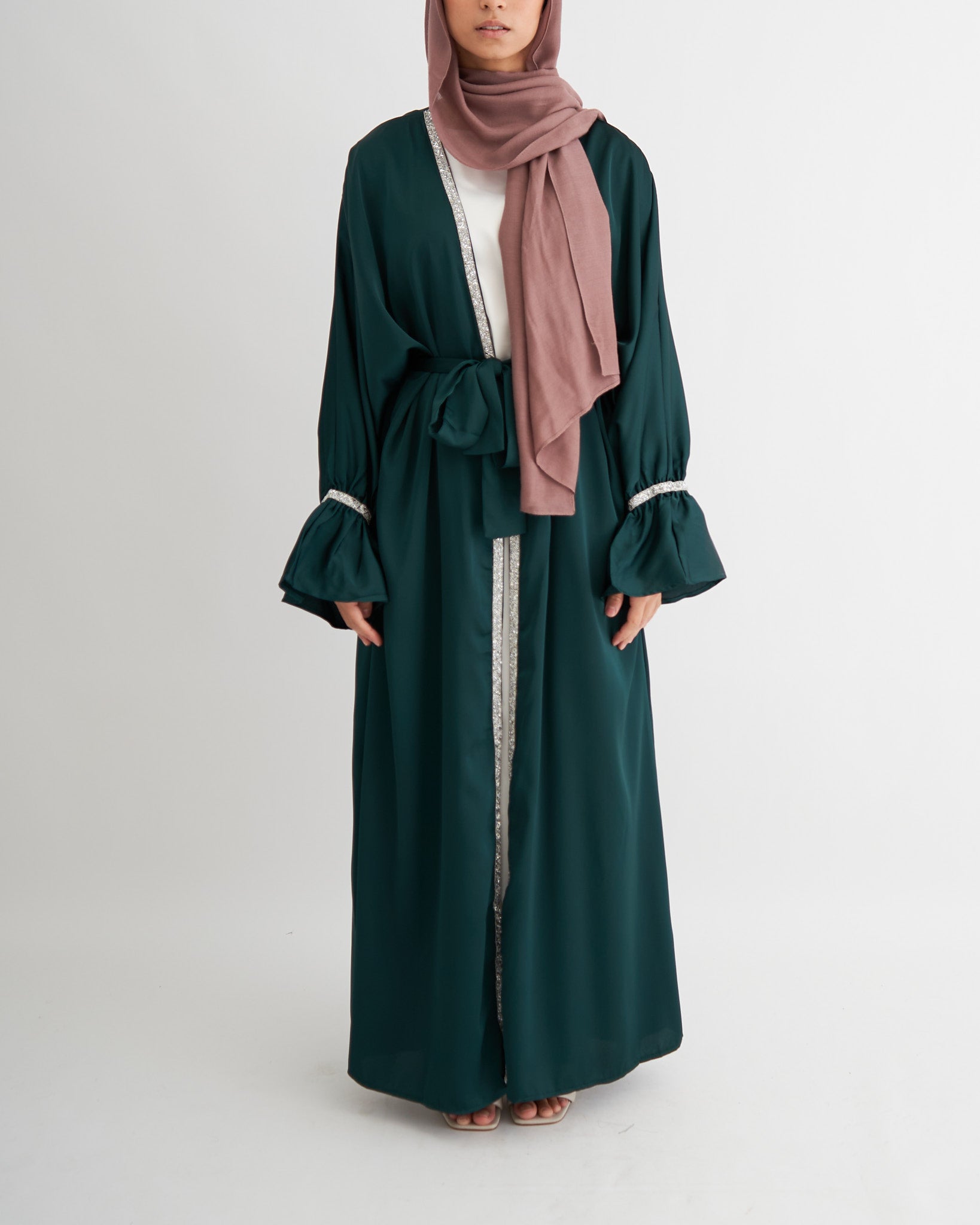 Zainab Abaya Set - Emerald