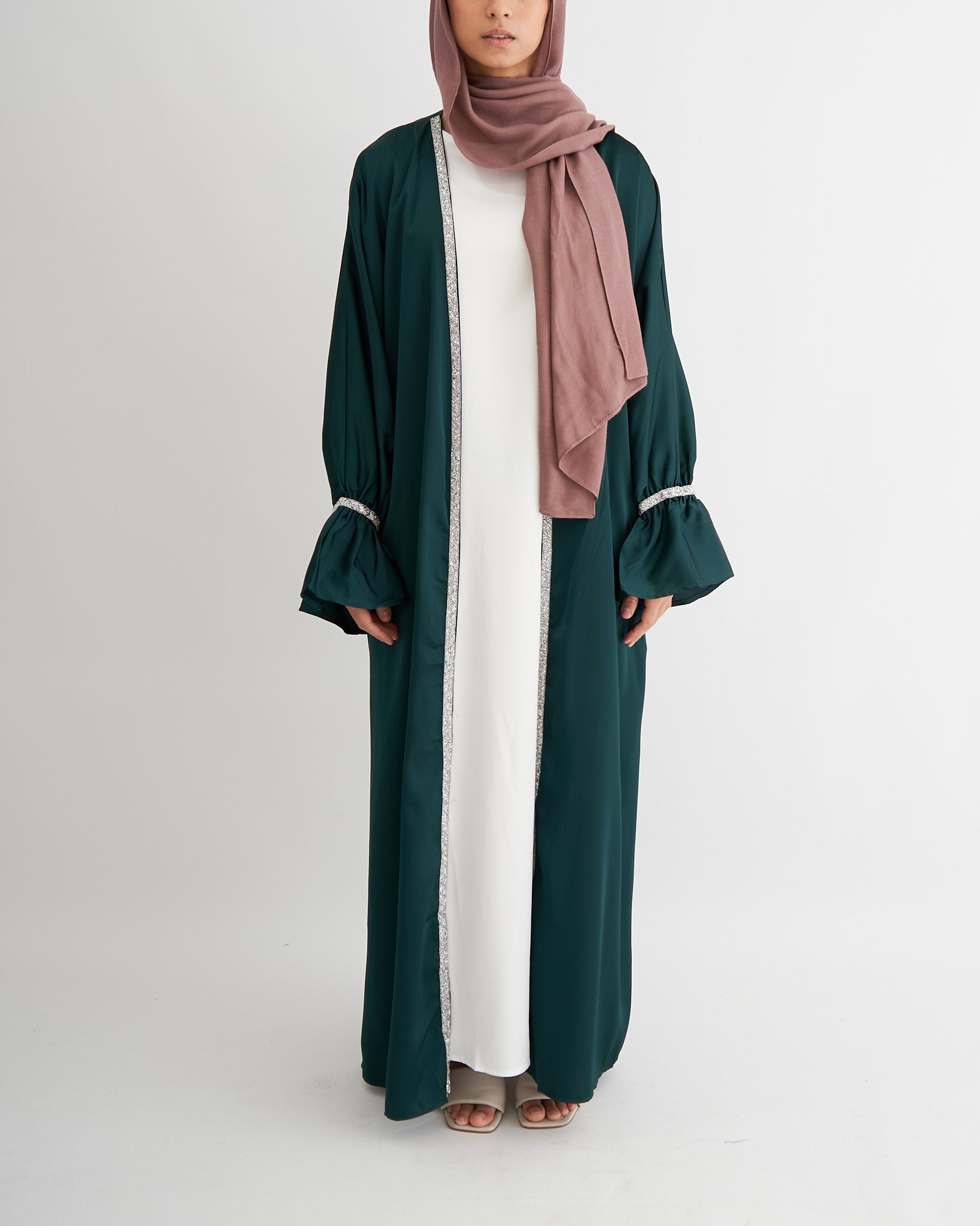 Zainab Abaya Set - Emerald