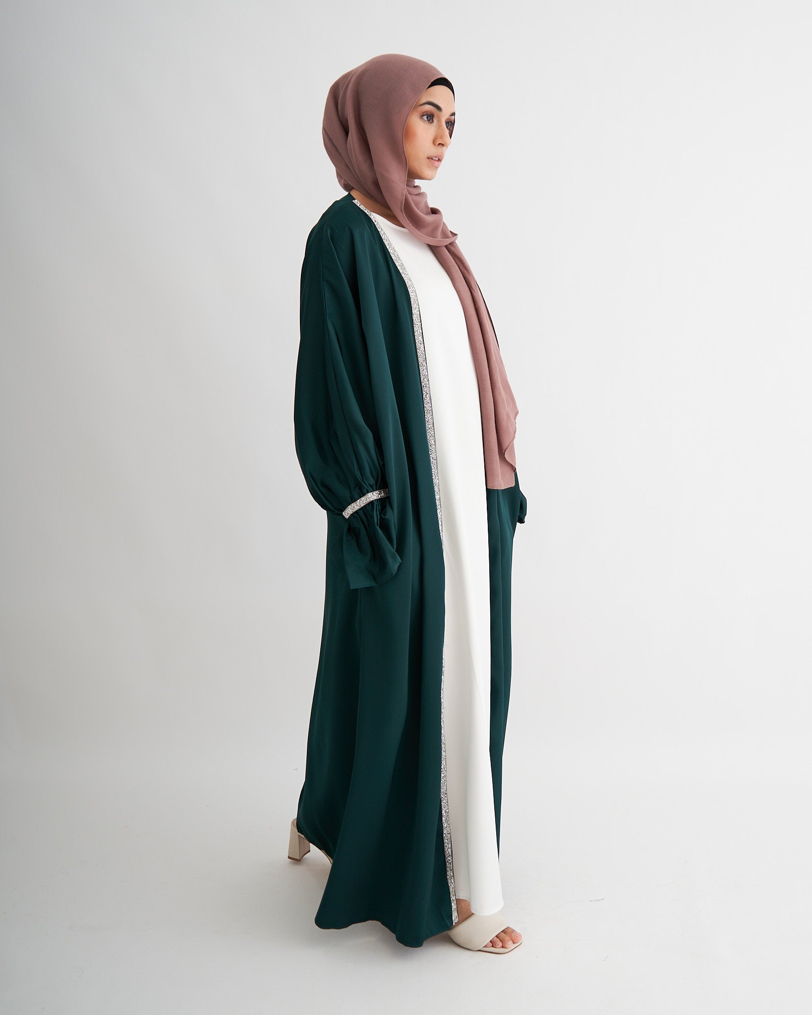 Zainab Abaya Set - Emerald