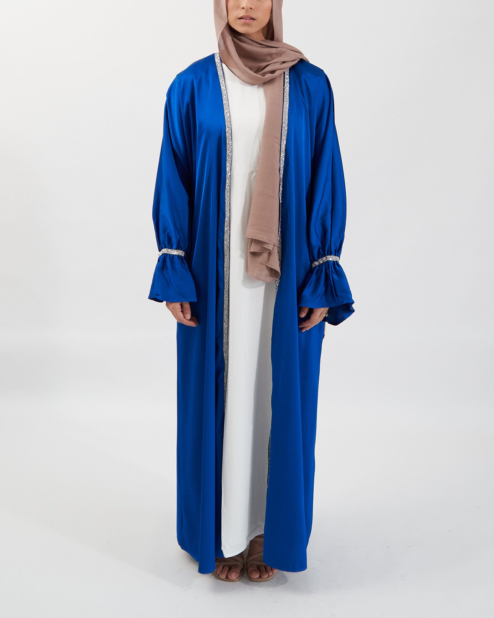 Zainab Abaya Set - Royal Blue