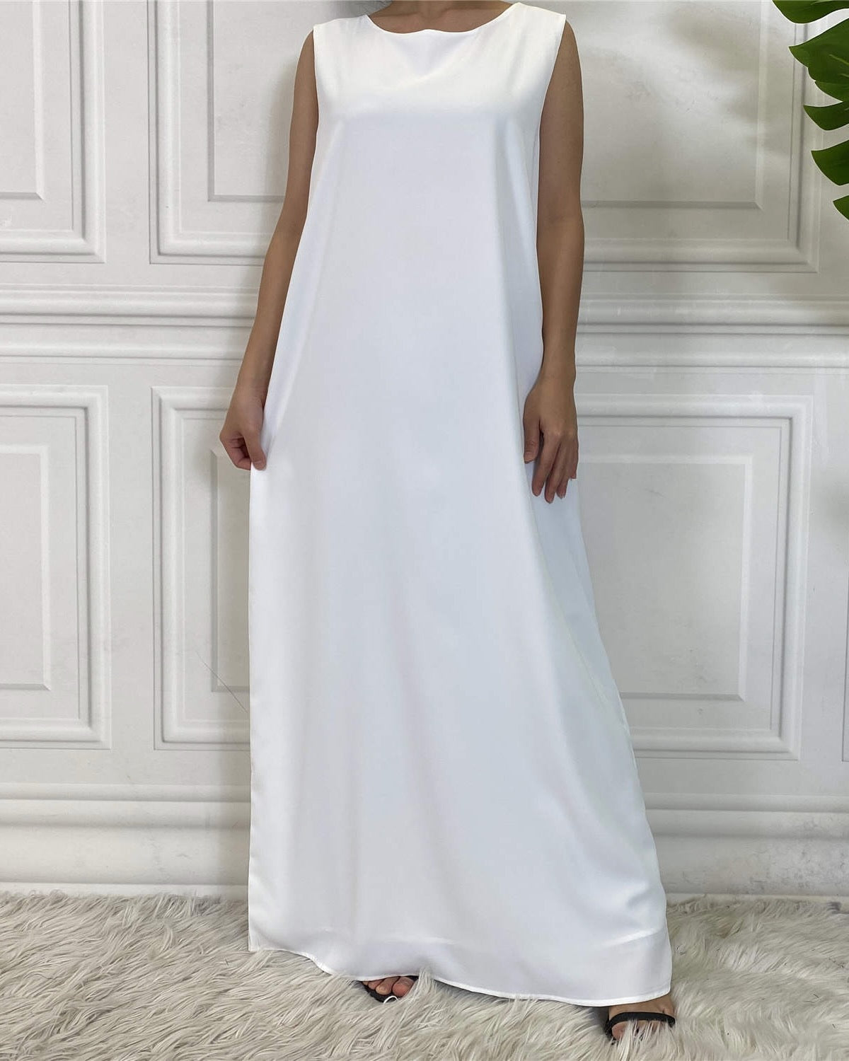 White Slip Dress Fajr Noor Australia