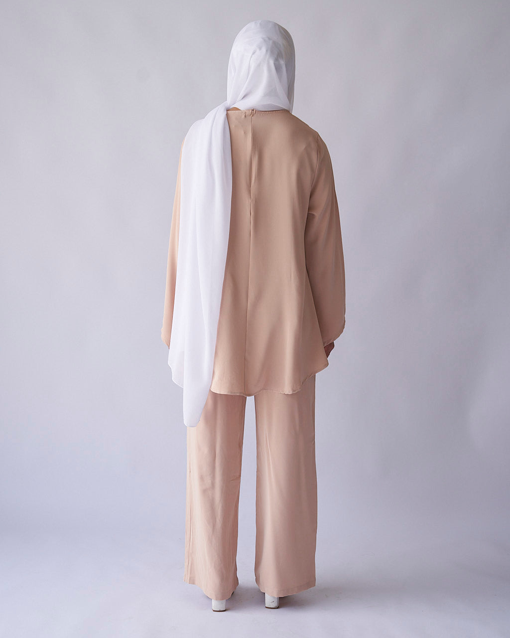 Sarah Set - Cream Dress Set Fajr Noor
