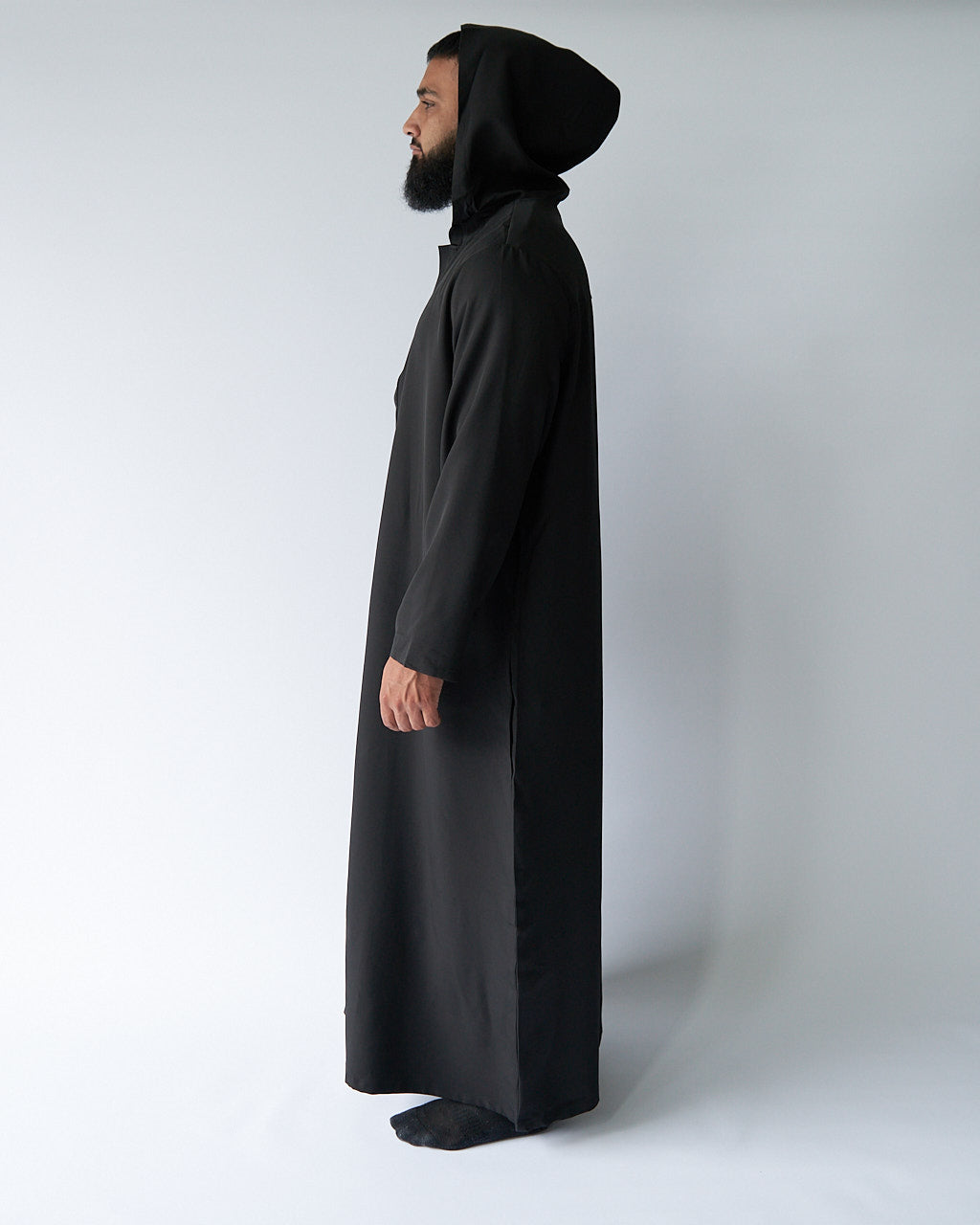 Premium Thobe - Black Thobe Fajr Noor