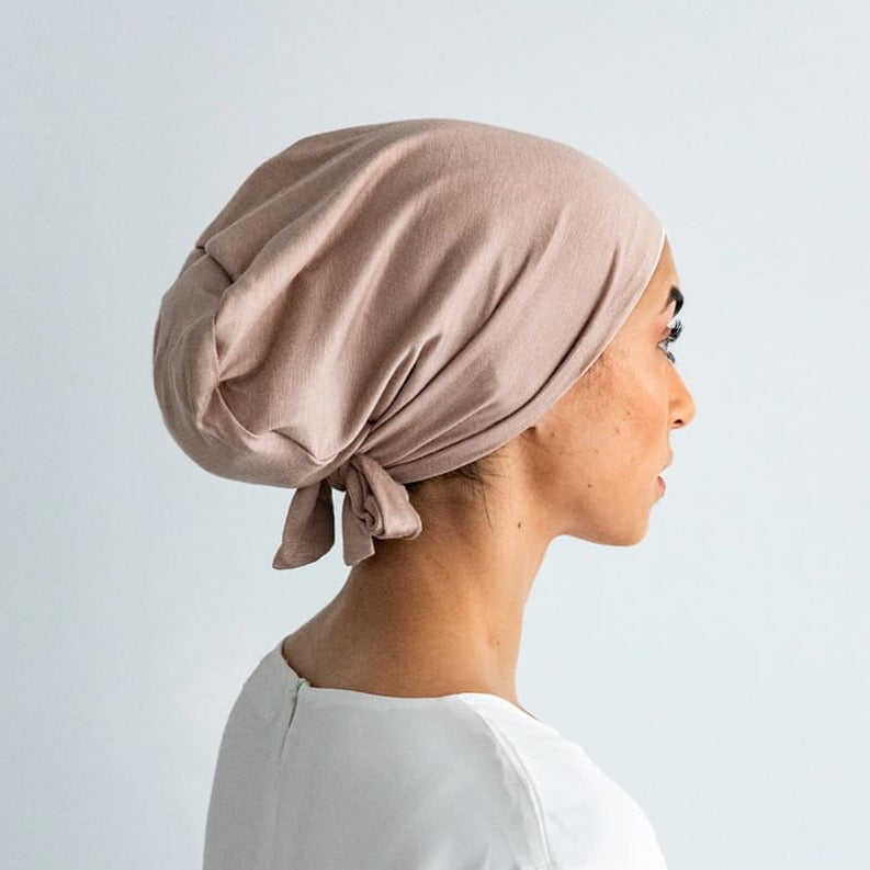 Silk Hijab Cap - Nude Hijab Cap Fajr Noor