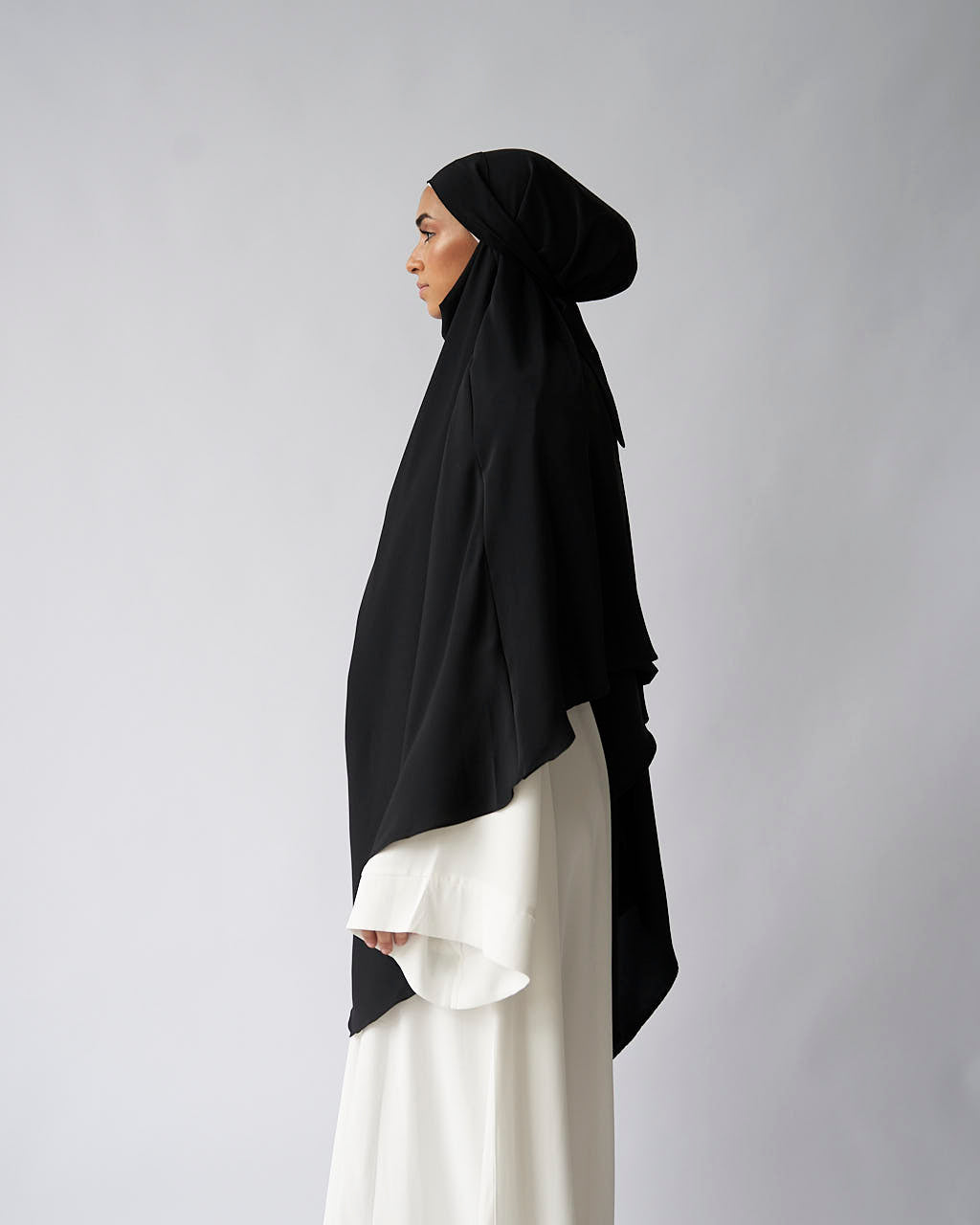 Black Khimar Khimar Fajr Noor