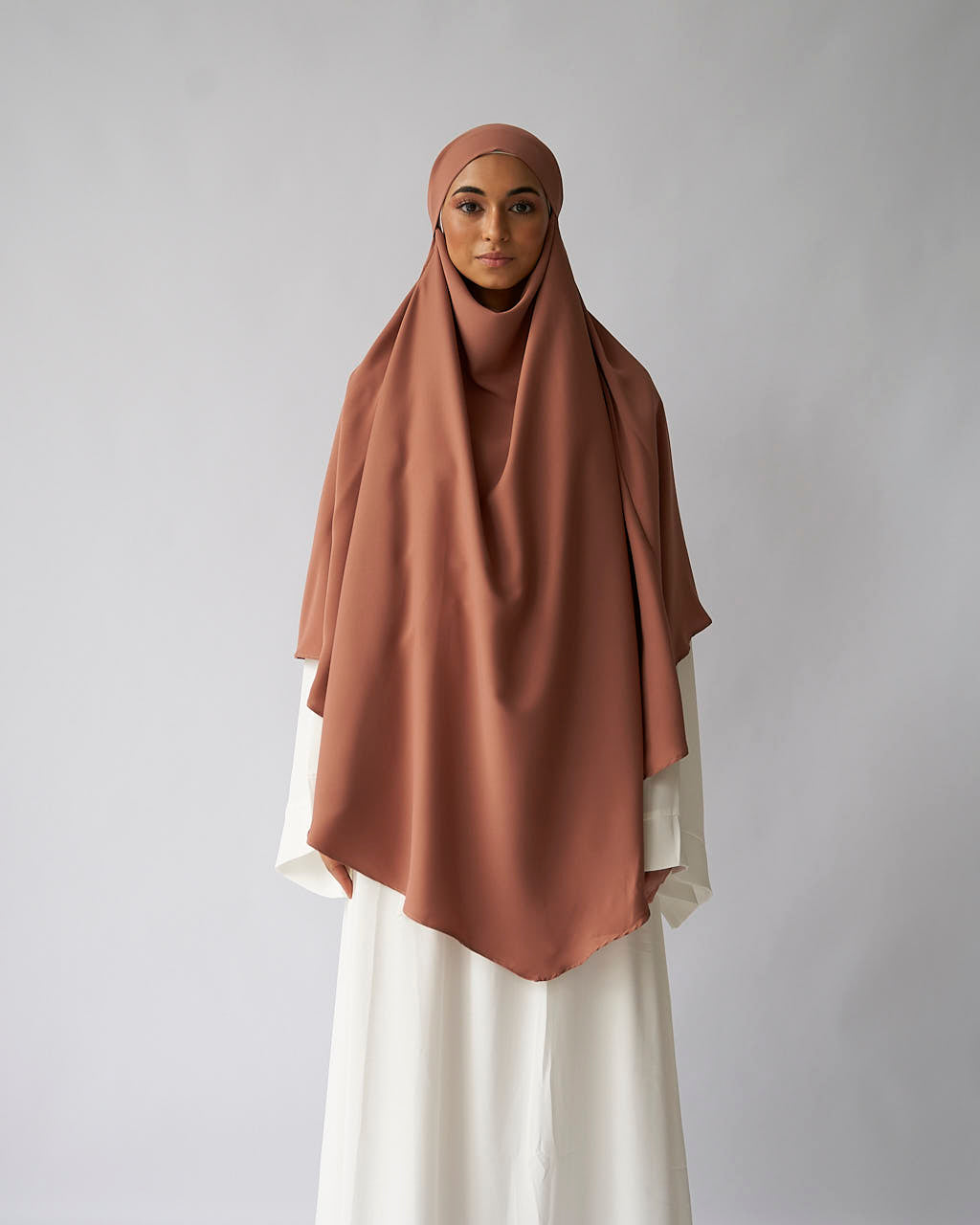 Brown Khimar Khimar Fajr Noor