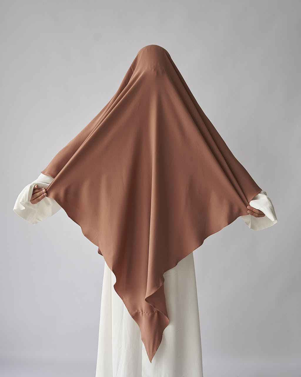 Brown Khimar Khimar Fajr Noor