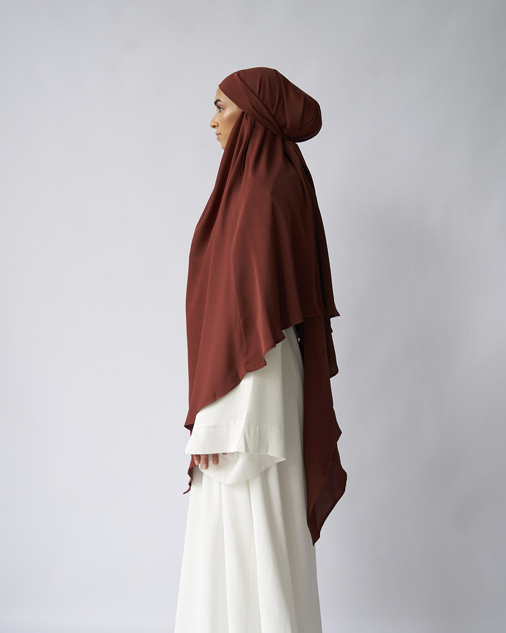 Chocolate Khimar Khimar Fajr Noor