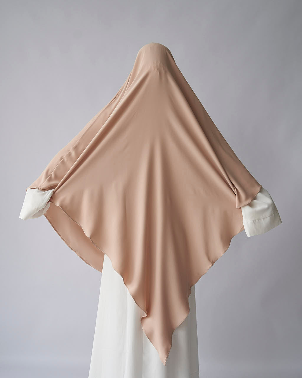 Cream Khimar Khimar Fajr Noor