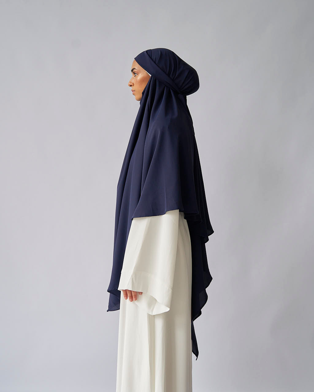 Navy Khimar Khimar Fajr Noor