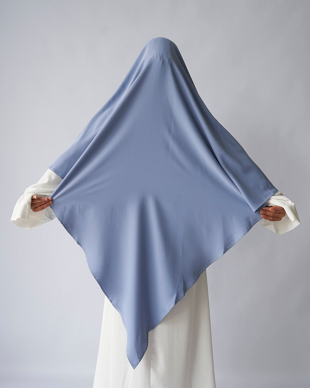Light Blue Khimar Khimar Fajr Noor