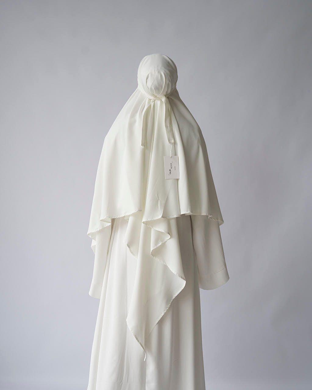 White Khimar Khimar Fajr Noor