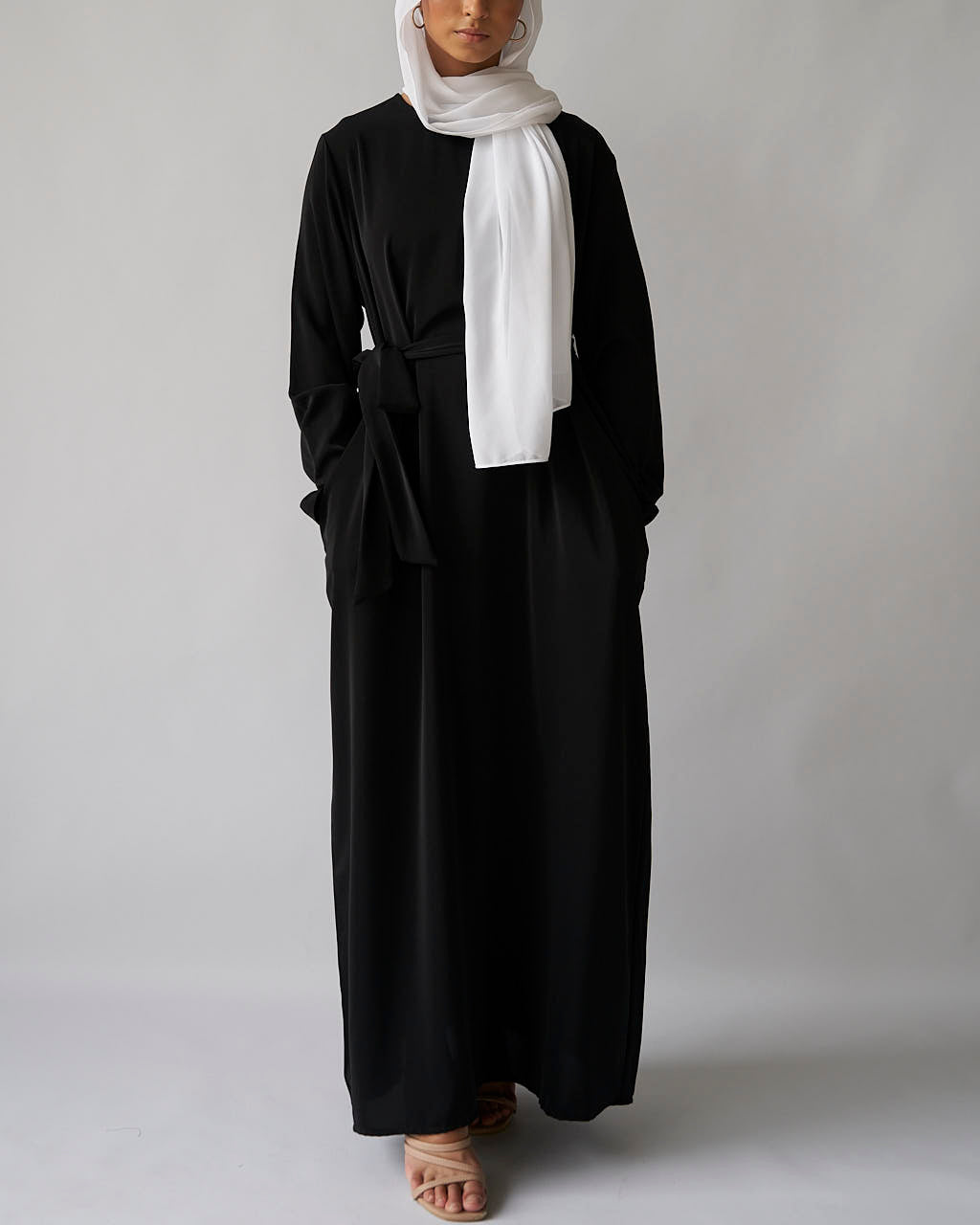 Essential Abaya - Black - Essential Abaya - Fajr Noor