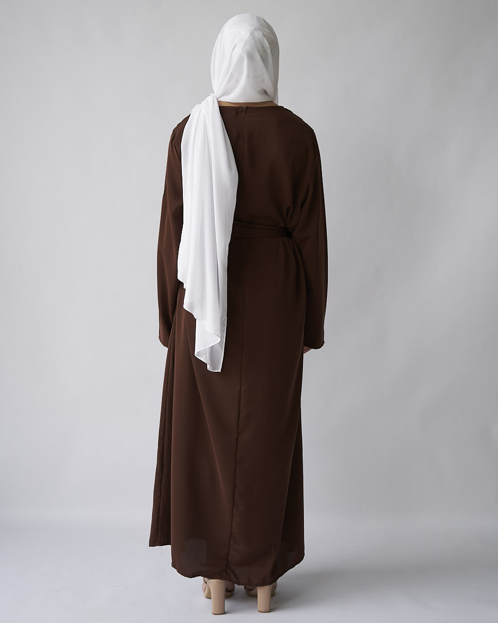 Essential Abaya - Coffee - Essential Abaya - Fajr Noor