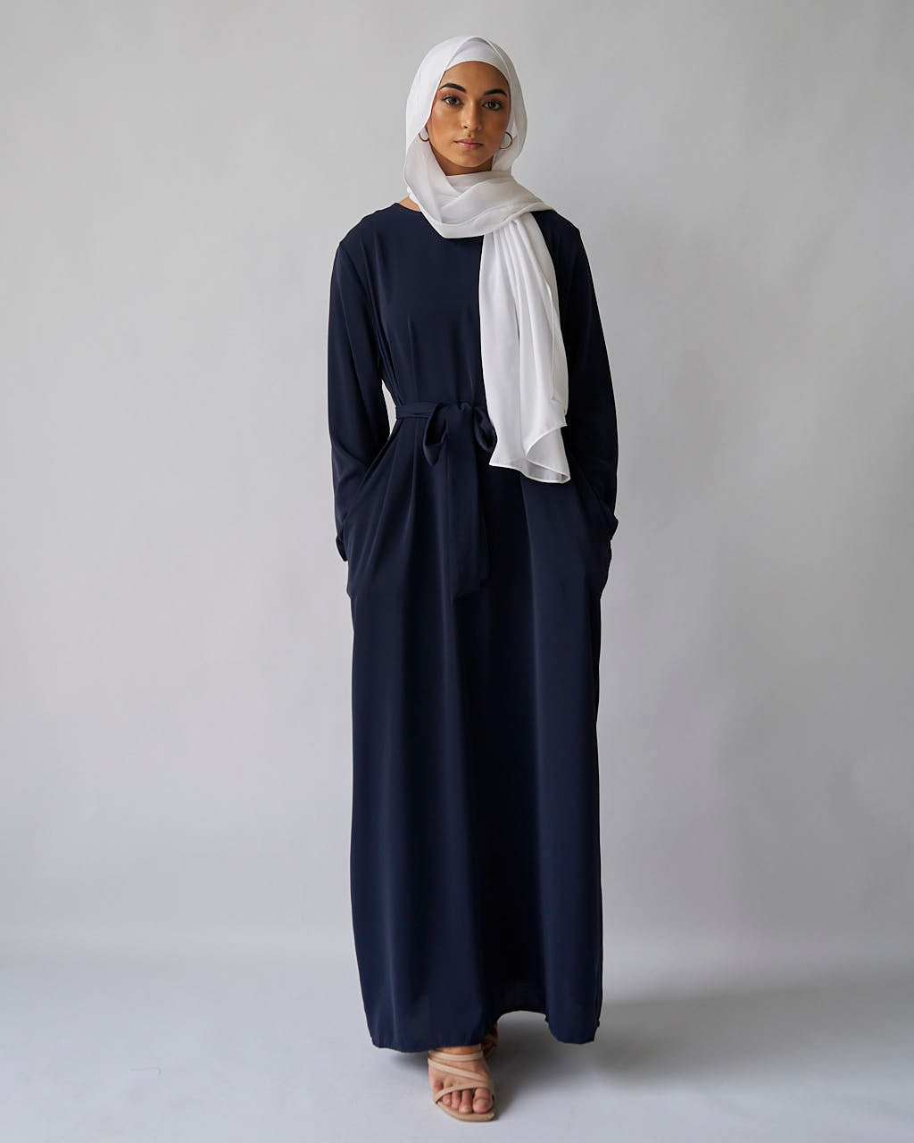 Essential Abaya - Navy - Essential Abaya - Fajr Noor