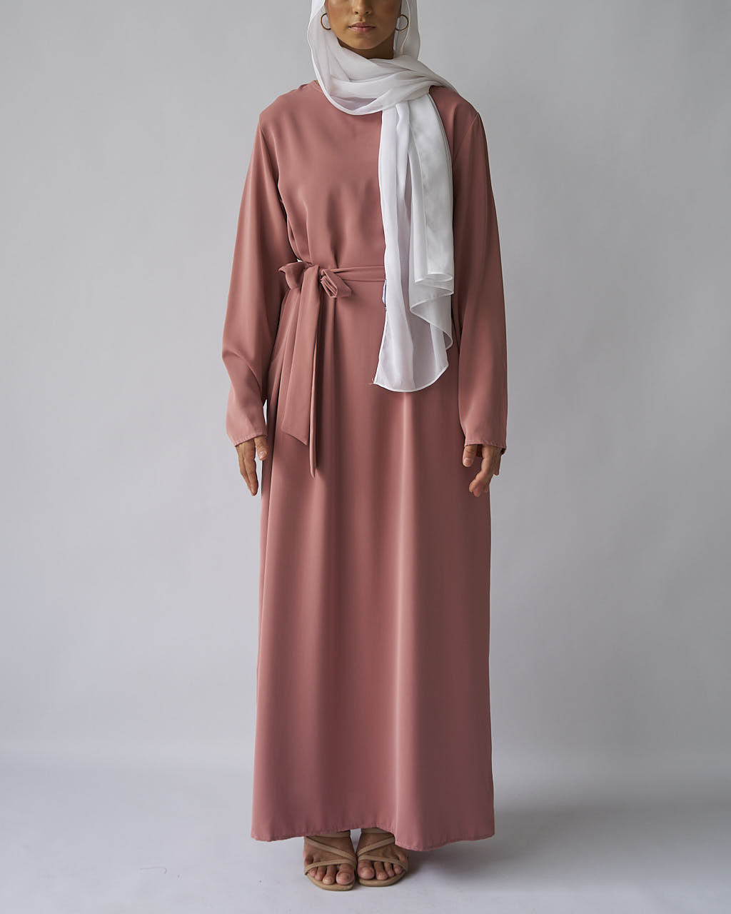 Essential Abaya - Pink - Essential Abaya - Fajr Noor