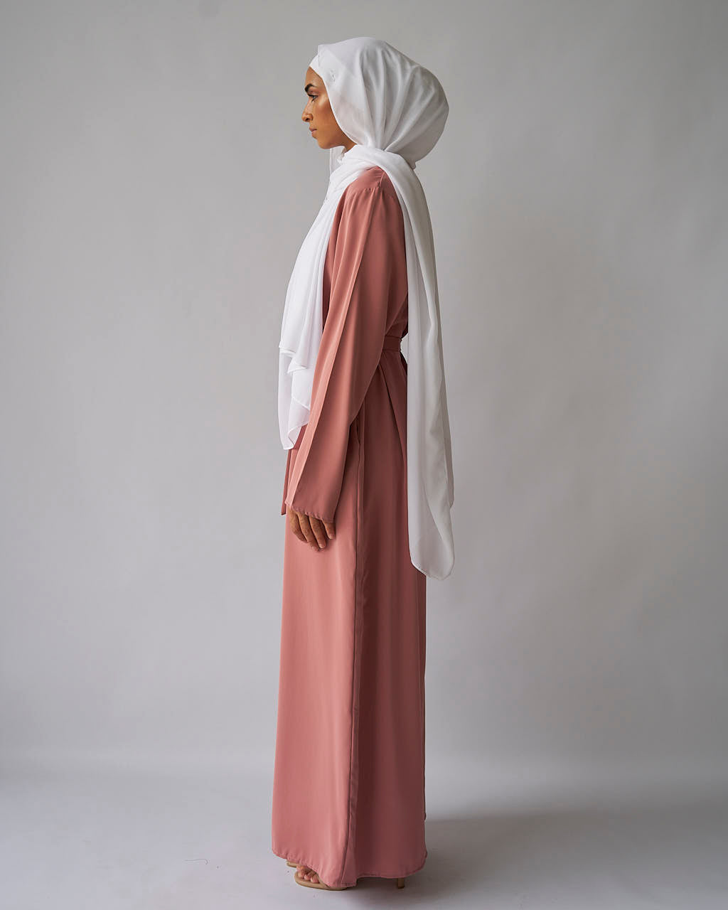 Essential Abaya - Pink - Essential Abaya - Fajr Noor
