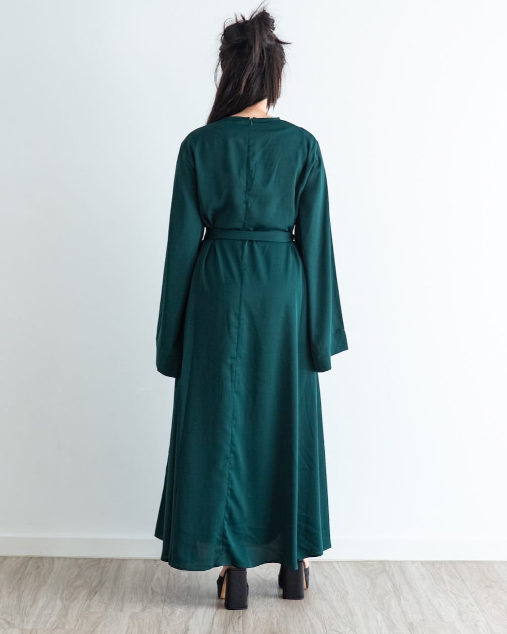 Khatijah Abaya - Emerald - Closed Abaya - Fajr Noor