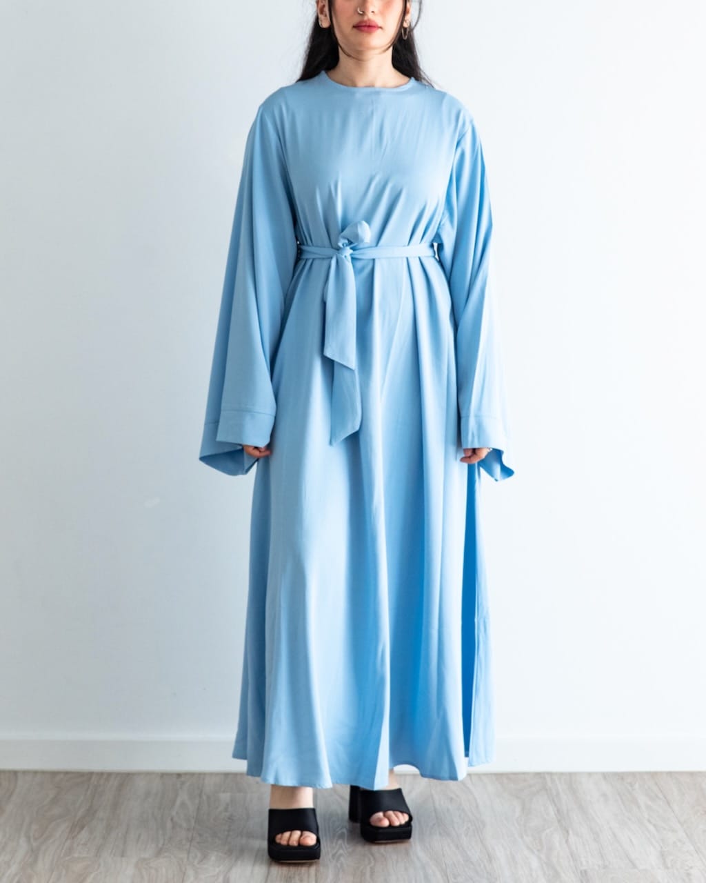 Khatijah Abaya - Sky Blue - Closed Abaya - Fajr Noor