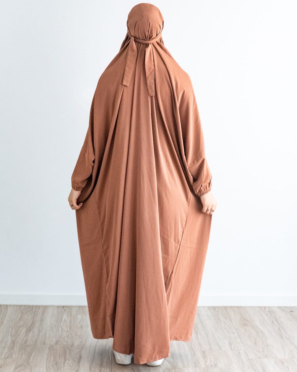 One Piece Prayer Jilbab - Brown