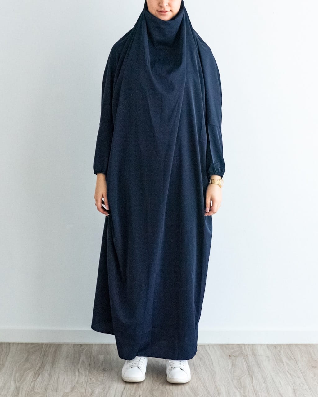 One Piece Prayer Jilbab – Marineblau